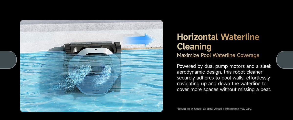 Dreame NEW Z1 Pro Cordless Robotic Pool Cleaner, LiFi Remote Control, 8000 GPH Suction, Waterline Horizontal Cleaning, Auto-Retrieval, Automatic Pool Vacuum for Above & In-Ground Pools, Upgraded Version