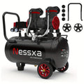 8/10/14 Gallon Ultra Quiet Air Compressor, 116PSI Oil-Free Air Compressor Tank, 110V/60Hz, 70dB Air Compressor for Car Repair, Spray Painting, Woodwork Nailing