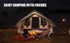 Inflatable Camping Tent, with Electric Air Pump, 4 Season Windproof, Clear Skylight & 420D Oxford, Air Tent with Mesh Windows/Doors