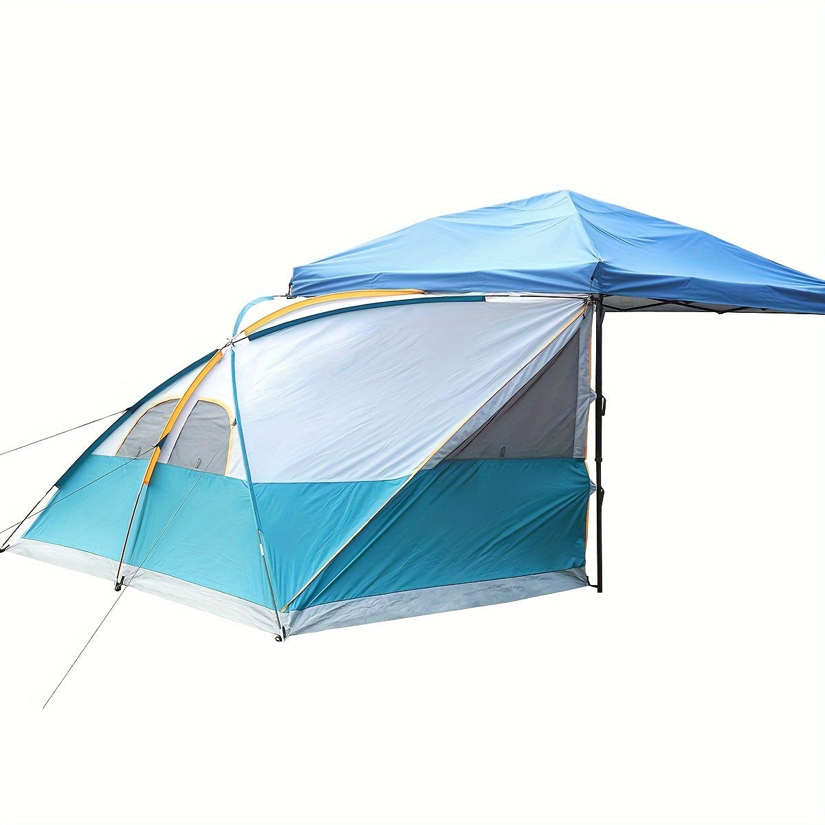 Camping Cube Pop Up Canopy Side Tent Compatible for 10' x 10' Canopies - Instant Setup Portable Gazebo with Zippered Doors, Spacious Shelter for Camping, Picnics, Backyard Parties (Canopy/Shelter Not Included)
