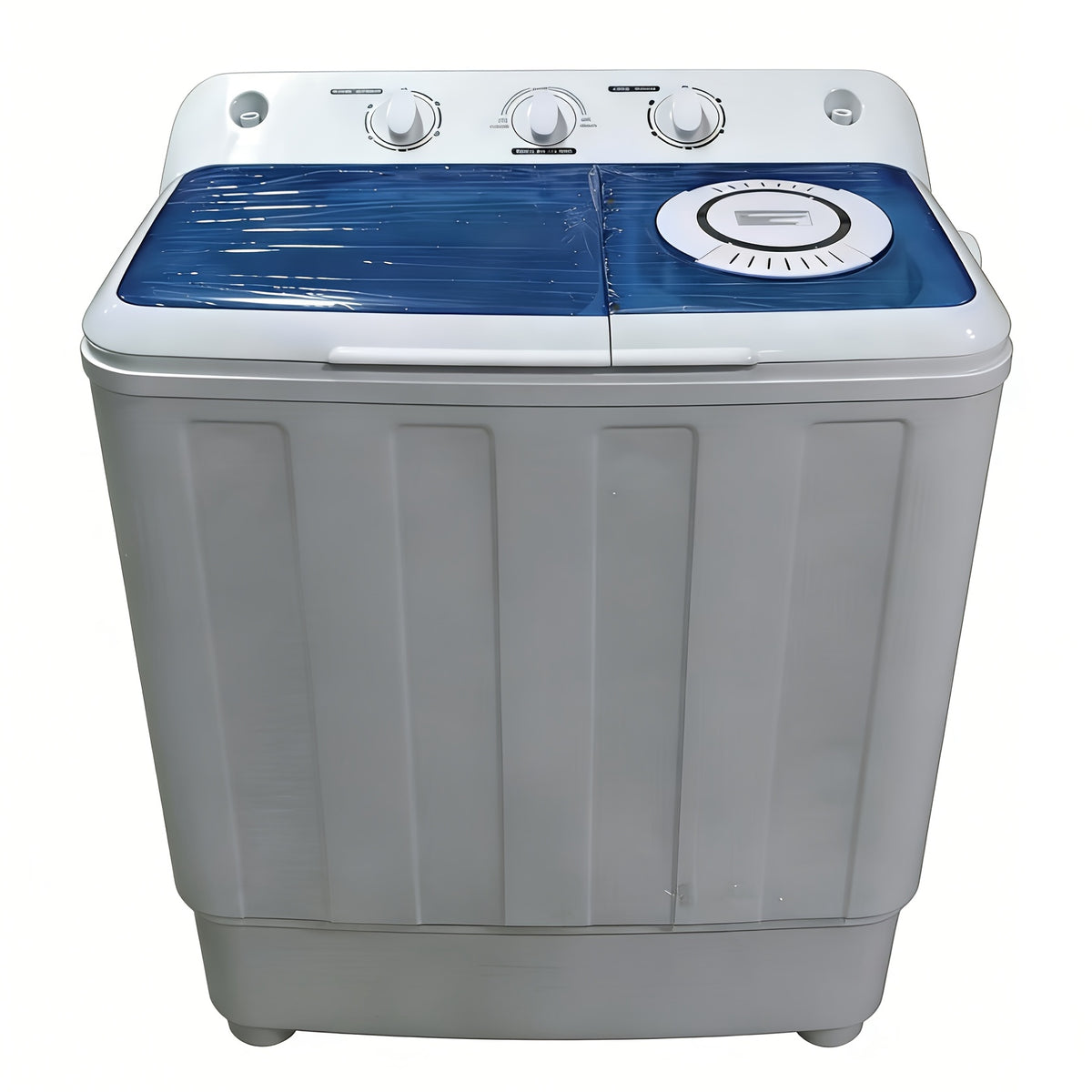 30Lbs Portable Washing Machine, Semi-Automatic Twin Tub Washer Spinner Combo, 20Lbs Wash & 10Lbs Spin, Compact Laundry for Apartment, Dorm, RV, Camping & Travel Use