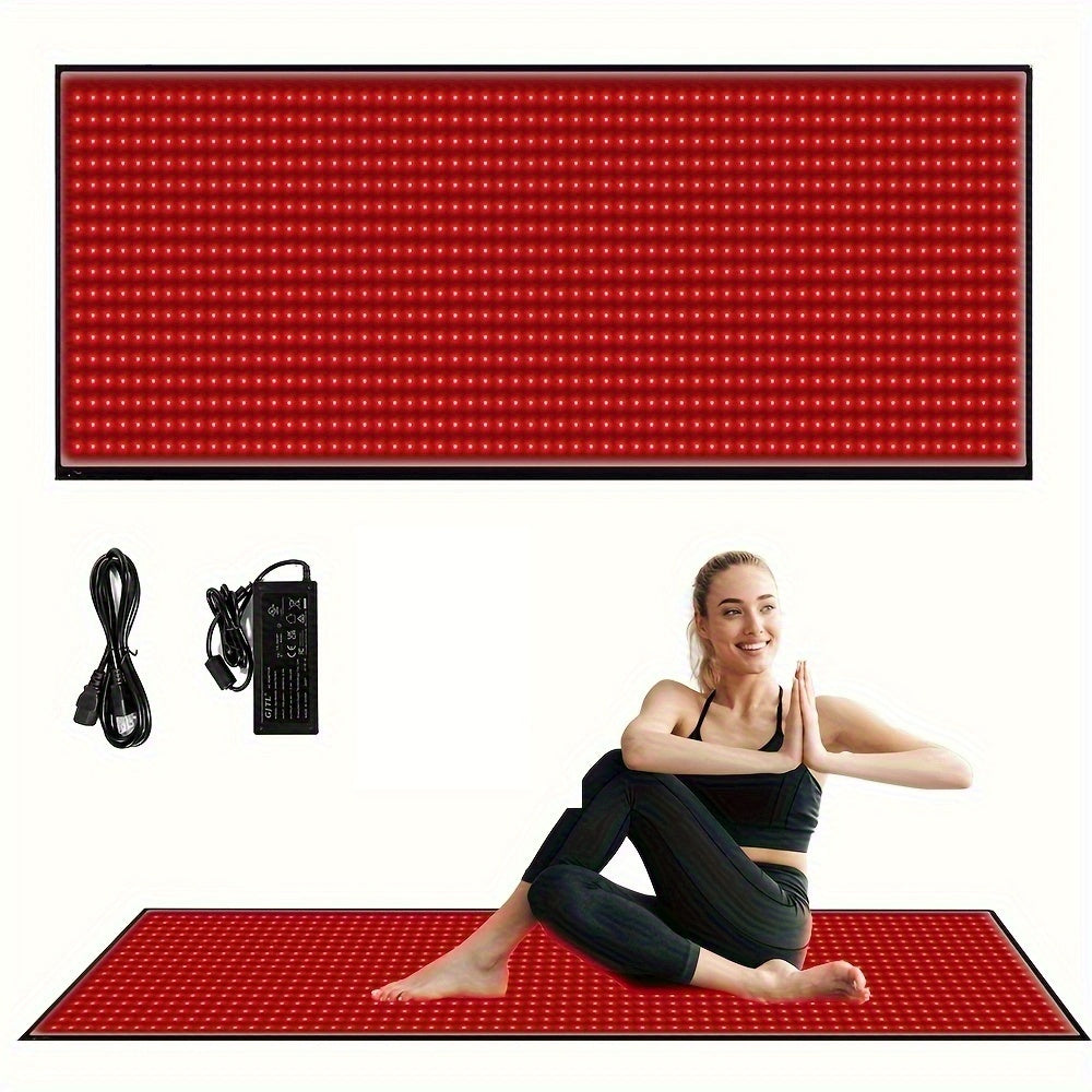 63'' X 23.6'' LED 660Nm Red Light Therapy Mat 850Nm Near Infrared Light Therapy Devices Large Pads for Whole Full Body, Father 'S Day Gift