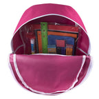 24 Pack of 17”L Classic Traditional Color Backpacks with 20 Piece Stationary Kits Containing 1 Notebook, 1 Folder, 3 Pencils, 3 Pens, 1 Pencil Sharpener, 2 Erasers & More!