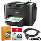 Canon MAXIFY MB2720 Wireless Color Photo Printer with Scanner, Copier and Fax Bundle with Deco Essentials Printer eBook + High-Speed 6FT USB 2.0 Printer Cable