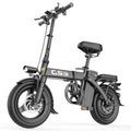 500W Electric Bike for Adults, 48V 10AH/15AH Removable Battery, Speed 15-20 Mph, Long Range 10-35 Miles, 14-Inch Foldable, LCD Display, Dual Disc Brakes, Super Suspension, Teen Gift, Adult E-Bike - Motorcycle