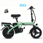 Hisent Folding Electric Scooter, 500W Brushless Motor, Speed 19.9mph, Dual Suspension System, Full Shock Absorption, 48V 10AH-17.5AH Battery(optional), 15-35 Miles Range, 14-inch High-quality Tires, With Double Seats