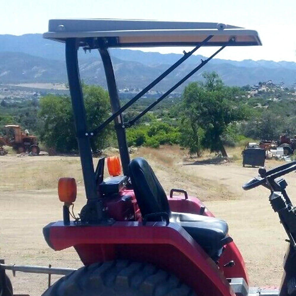 Tractor Canopy Top for John Deere Compact Utility Tractors, Removable 36 x 40-Inch Sunshade for ROPS