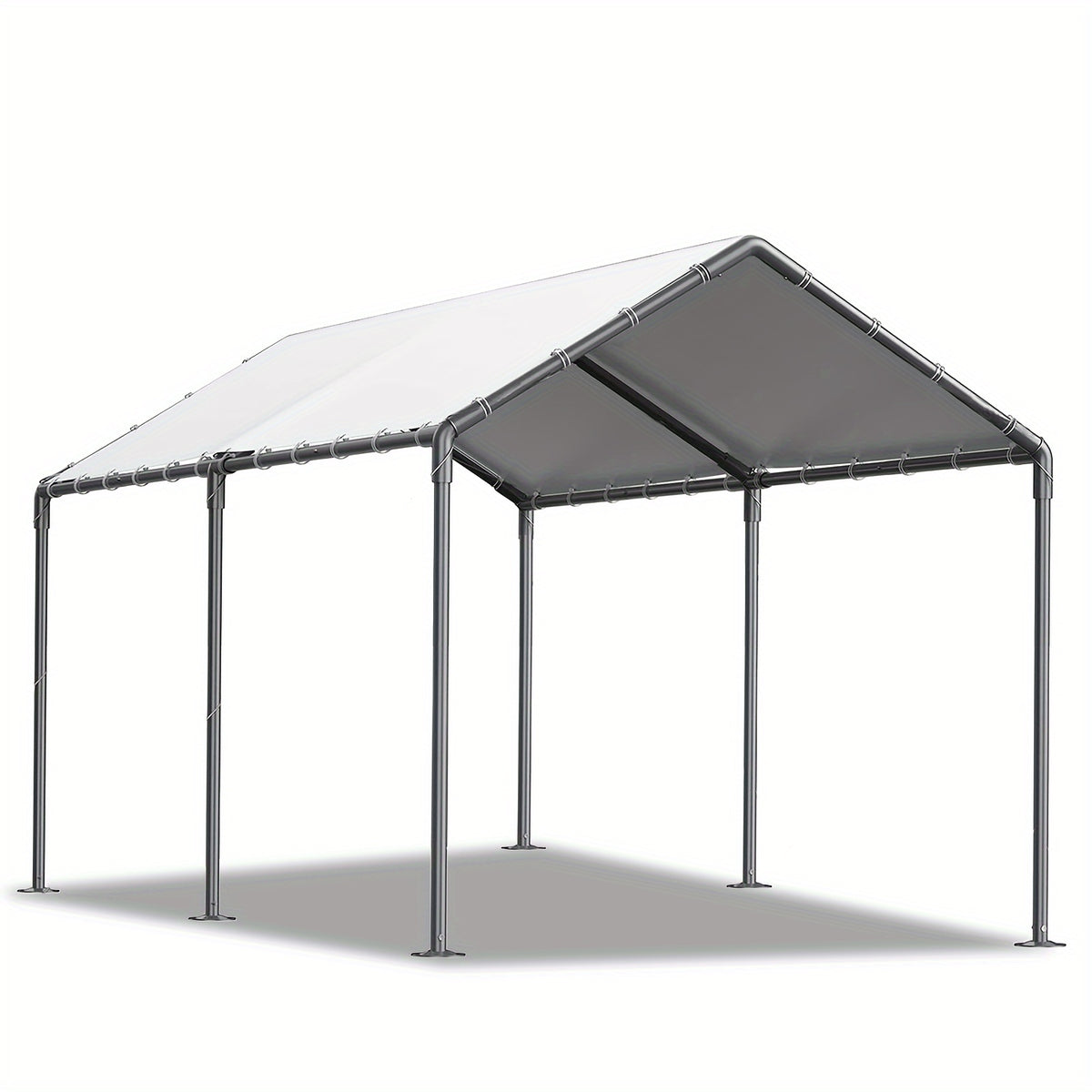 10X20 Carports, Portable Garage Carport with Heavy Duty Frame And Waterproof Carport Canopy