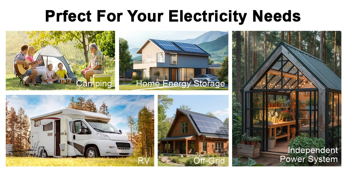 12V 100Ah LiFePO4 Lithium Battery, with Built-in BMS, High Cycle Performance, And A Maximum Energy Capacity Of 1280Wh, Is Suitable for RVs, Trucks, And Off-grid Systems. It Is A Must-have Power Source for Home And Travel