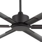 [Industrial Ceiling Fan] 120-Inch HVLS Industrial Ceiling Fan Suitable for Large Commercial Spaces - Heavy-Duty Remote Control System with Silent DC Motor, 6- Low-Profile Downrod Mount, Full Coverage for Warehouses, Gyms, Workshops, Use (No Light)