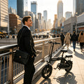 500W 20 Miles Per Hour Foldable Electric Bike For Adults, 48V 6Ah Removable Battery, 14" Ebike, Electric Mini Bike, The Range Is 30 Miles