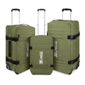 3-Piece Softside Luggage Set 20/26/30in Waterproof Travel Suitcase with 2 Wheels & Telescopic Handle, Durable Trolley Bag for Vacation & Adventure