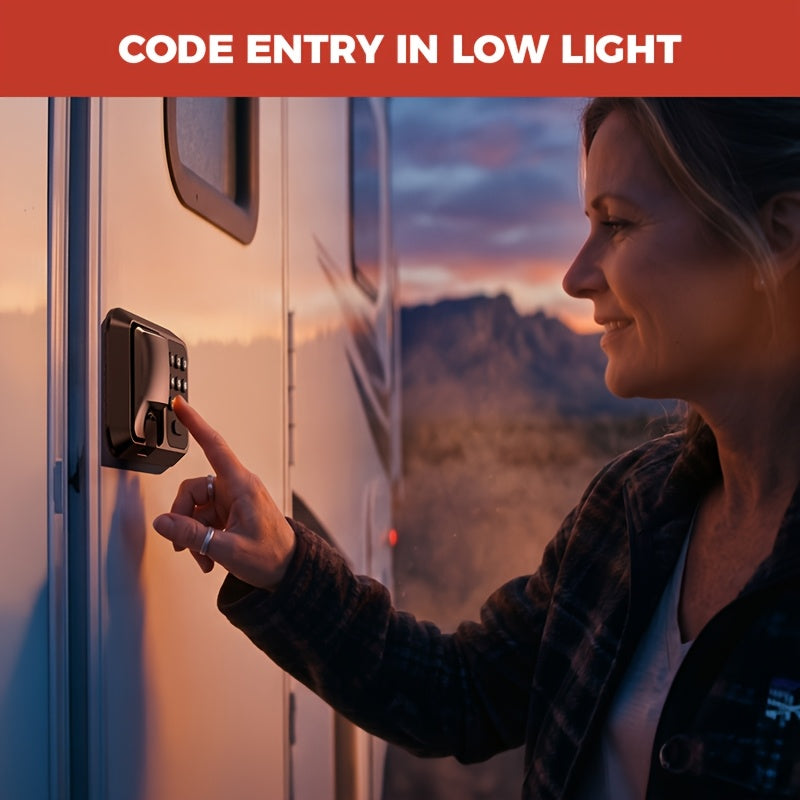 RV Door Locks - Keyless Entry Systems for RVs - RV Accessories - RV Replacement Parts - Trailer Door Locks - Digital Keypad Locks - Remote Controls - Three-in-one Unlocking System (mechanical Key, Keypad, And Remote) - Perfect Gift Ideas - Holiday Gifts.