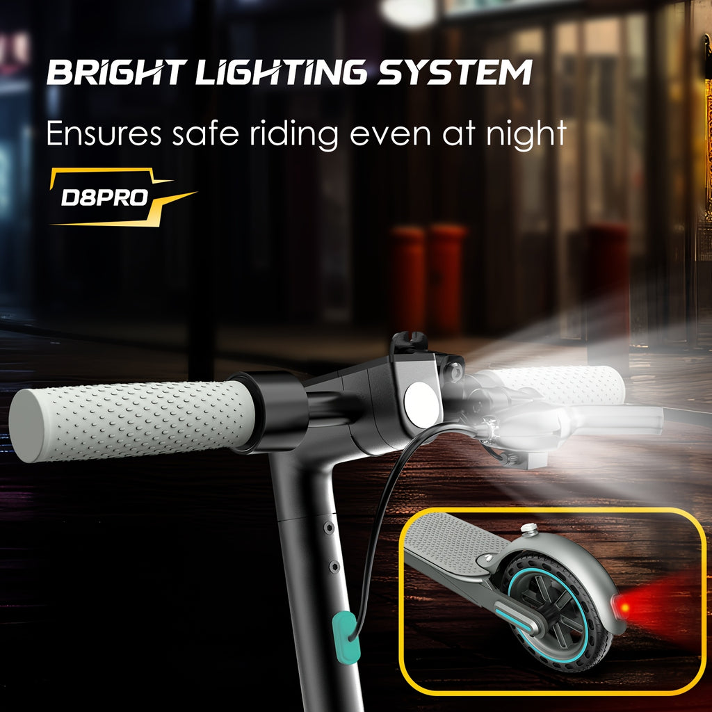 Electric Scooter with 350W Motor, 8.5" Solid Tires, Display, 3-Speed, Long Range 15 Miles, Foldable And Portable - Scooter for Urban Commuting, Suitable for Adults, Gift for Family And Friends