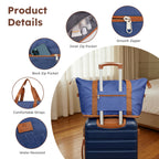 Suitcase Travel Set in 7 Pieces for Carry-On and Checked Trips Across 13 16 20 24 and 28 Inch Sizes