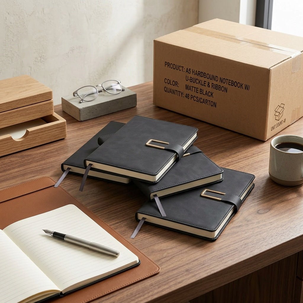 48 PACK Hardcover Leather Notebook, 200 Pages Lined Notebook 80 GSM Thick Durable Paper, Bulk for School Office Business Use, Back to School Supplie, Corporate Procurement Supplie