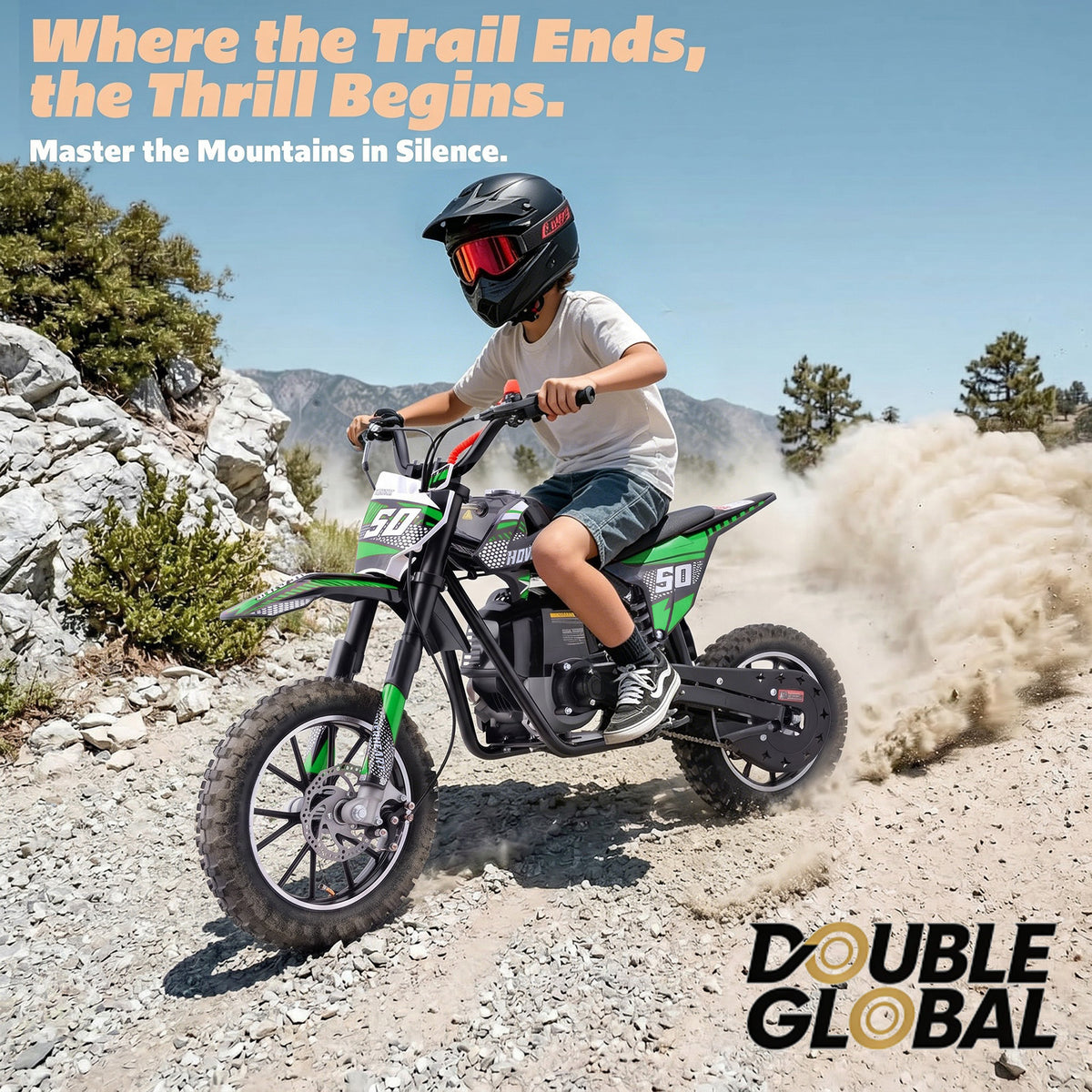 New gasoline mini off-road vehicle DB008, 49 CC four stroke off-road vehicle, rear shock absorber, metal frame, disc brake, maximum load of 165Lbs, maximum 25Mph, no need for mixed oil, random water cup included