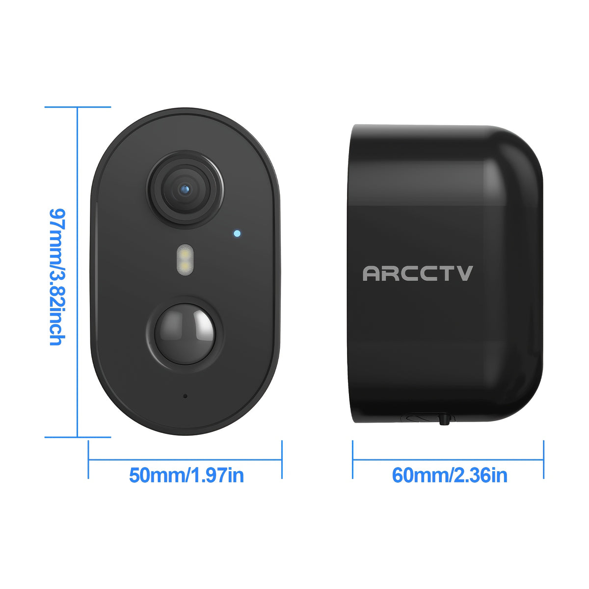 4MP Outdoor Camera with Battery Backup, Wireless Surveillance System Suitable for /Business, PIR Motion Detection, Color Night Vision, Alexa Compatible, SD/Cloud Storage, 2-Way Audio, Mobile App