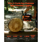 VEVOR 62cc Gas Chainsaw 3.8 HP Gas Powered 20 inch Chainsaw For Wood Cutting