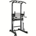 Sogespower Power Tower Dip Station Pull Up Bar for Home Gym Multi-Function Adjustable Height Strength Training Workout Equipment