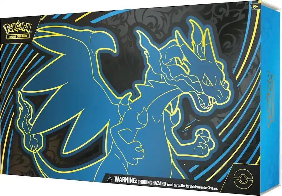 Pokémon TCG: Mega Charizard X ex Ultra-Premium Collection Box – 18 Booster Packs, 2 Foil Promos, Playmat, Deck Box & More