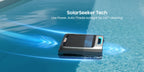 Robotic Pool Skimmer AIPER Surfer S2 for Continuous Surface Cleaning with Solar and USB Charging
