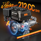 3500PSI Pressure Washer -2.3GPM 212CC Gasoline Washer with 25ft Hose And 4 Quick-Connect Multi-Angle Nozzle, Courtyard Car High-pressure Washer, Perfect for Cleaning Outdoor Surfaces, Roads, And Walls