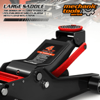 4 Ton Low Profile Hydraulic Trolley Service/Floor Jack, (8000 lbs) Capacity, Lifting Range 4.5"-20"