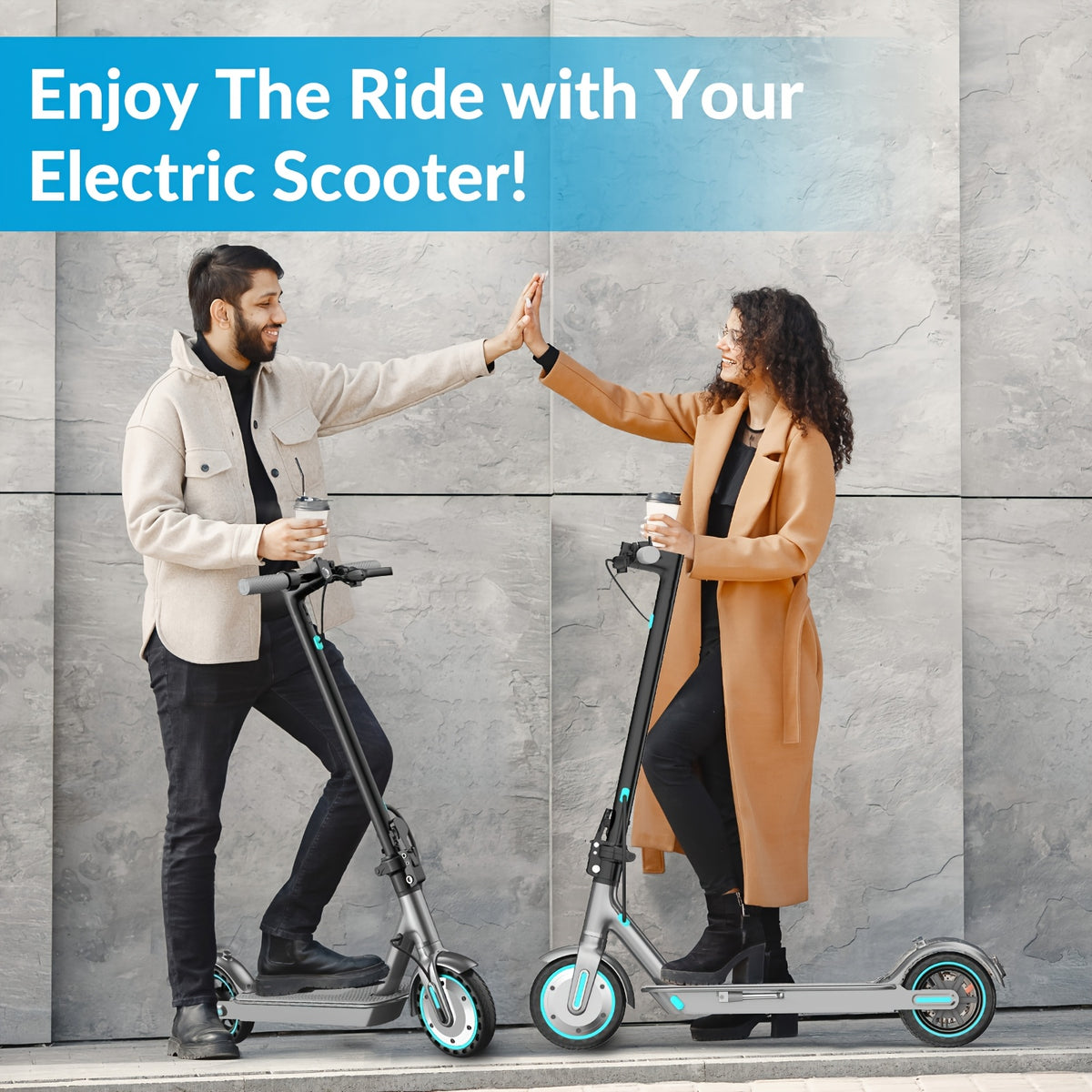Adults' 8.5'' Foldable Electric Scooter with App, 350W Motor & 25km Range - Display, 3-Speed Modes, Dual Brake & Large Battery - Portable -EScooter Commuting for Adults