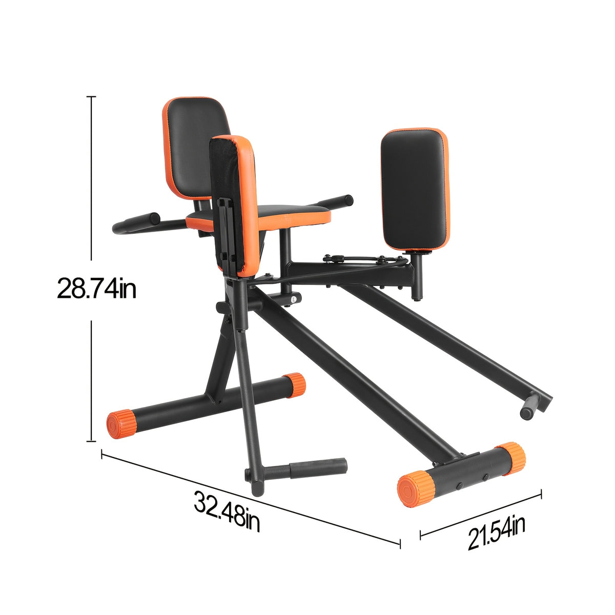 Hip Abduction Trainer for Home Glute and Thigh Workouts with Two Pull Ropes and 2 Adjustable Resistance Levels