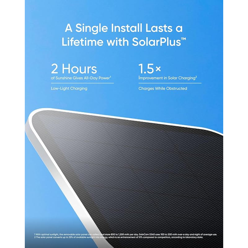 eufy Security 6/4/2/1 Pack SoloCam S340 with HomeBase S380, Solar Security Camera 4-Cam Kit, Wireless Outdoor Camera, 360° Pan and Tilt Surveillance, No Blind Spots, 2.4 GHz Wi-Fi, No Monthly Fee