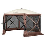 Pop-Up Screen Gazebo Tent by VEVOR, Removable Privacy Panels for Camping, Picnics and Backyard Gatherings