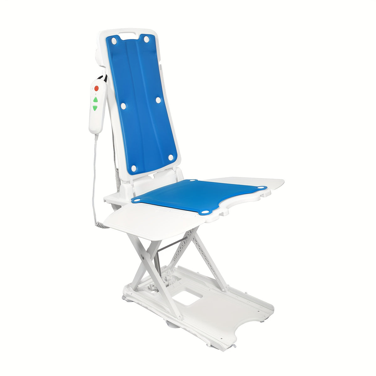 Lightweight Electric Patient Transfer Chair Lift, Fall Assist Medical Device for Elderly, Remote Control Floor Lift for Disabled, Stable Suction Cup Base, 300LBS Weight Capacity, 23 LBS Item Weight