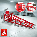 2-Pack Hydraulic Car Ramps, 11050LBS 5T Car Ramps High Lift 9"-14.2", Heavy-Duty Iron-Made Vehicle Lift Ramps, Automotive Truck Service Ramps for Oil Changes And Maintenance
