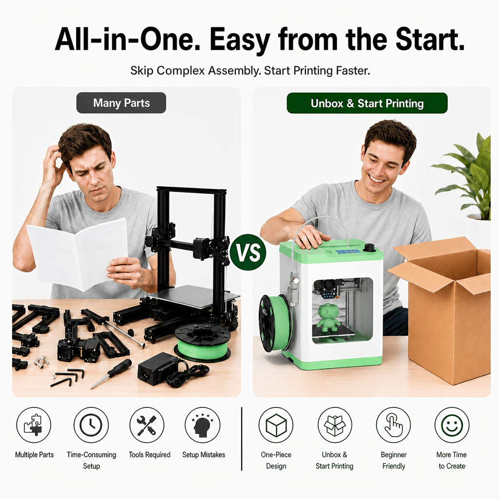 [Wi-Fi Cloud Printing] 3D Printer Machine Tina2S V12, Impresora 3d Featuring Wi-Fi Cloud Printing Function, Fully Assembled And Automatically Leveled 3D Printer, Suitable for Beginners, with High Precision Printing And Reduced Waste