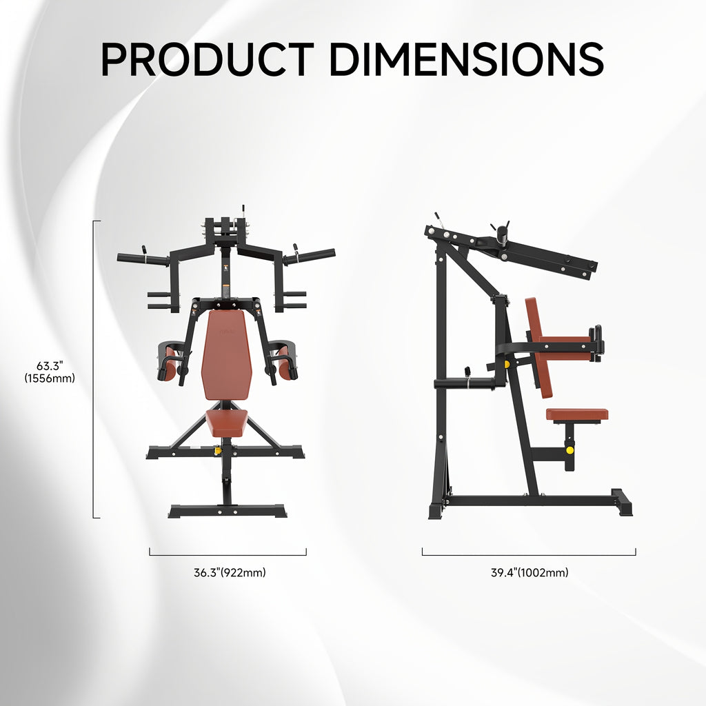 Shoulder Press Machine for Home Gym, Deltoid Strength Trainer with Adjustable Seat And Arm Handles, Heavy Duty Upper Body Workout Equipment