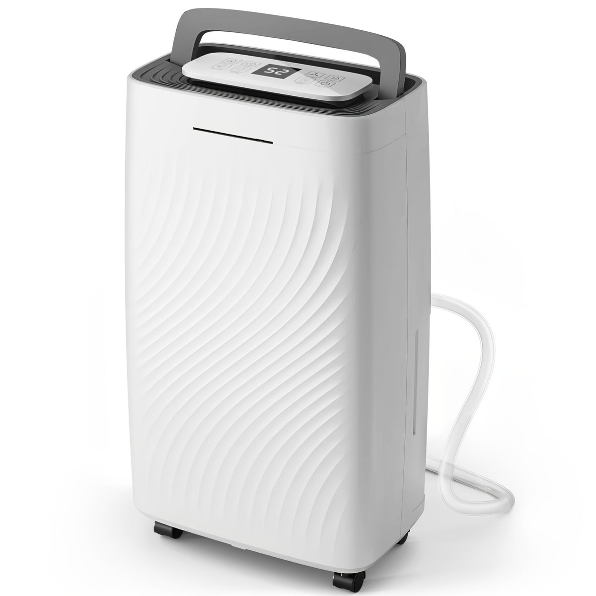 [Large Dehumidifier] Gunji 80pint/50pint/35pint/30pint, Large Dehumidifier for 3000/4500 Sq. Ft. Dehumidifier, 24H Residential Dehumidifier with Hose, Dehumidify/Dry/Air Delivery Mode, Humidity Display, Timer, Drain Hose