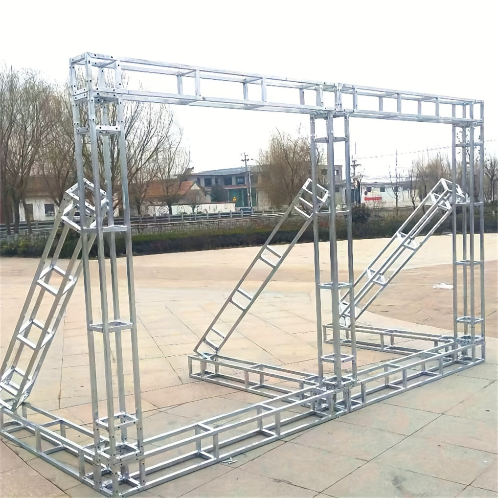 Square Box Truss System, 3-Piece Adjustable Stage Frame for DJ Lighting and Indoor or Outdoor Events