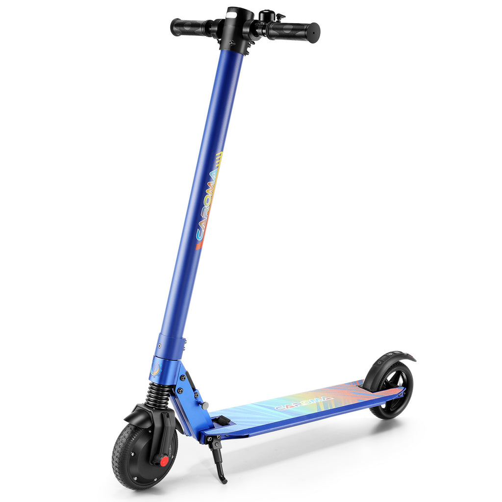 Caroma Rated 250W ( Peak 420W ) Electric Scooter, 15.5-25 Miles Range & 15.5-20 Mph, LED Display, Dual Braking System, Foldable Commute Electric Scooter