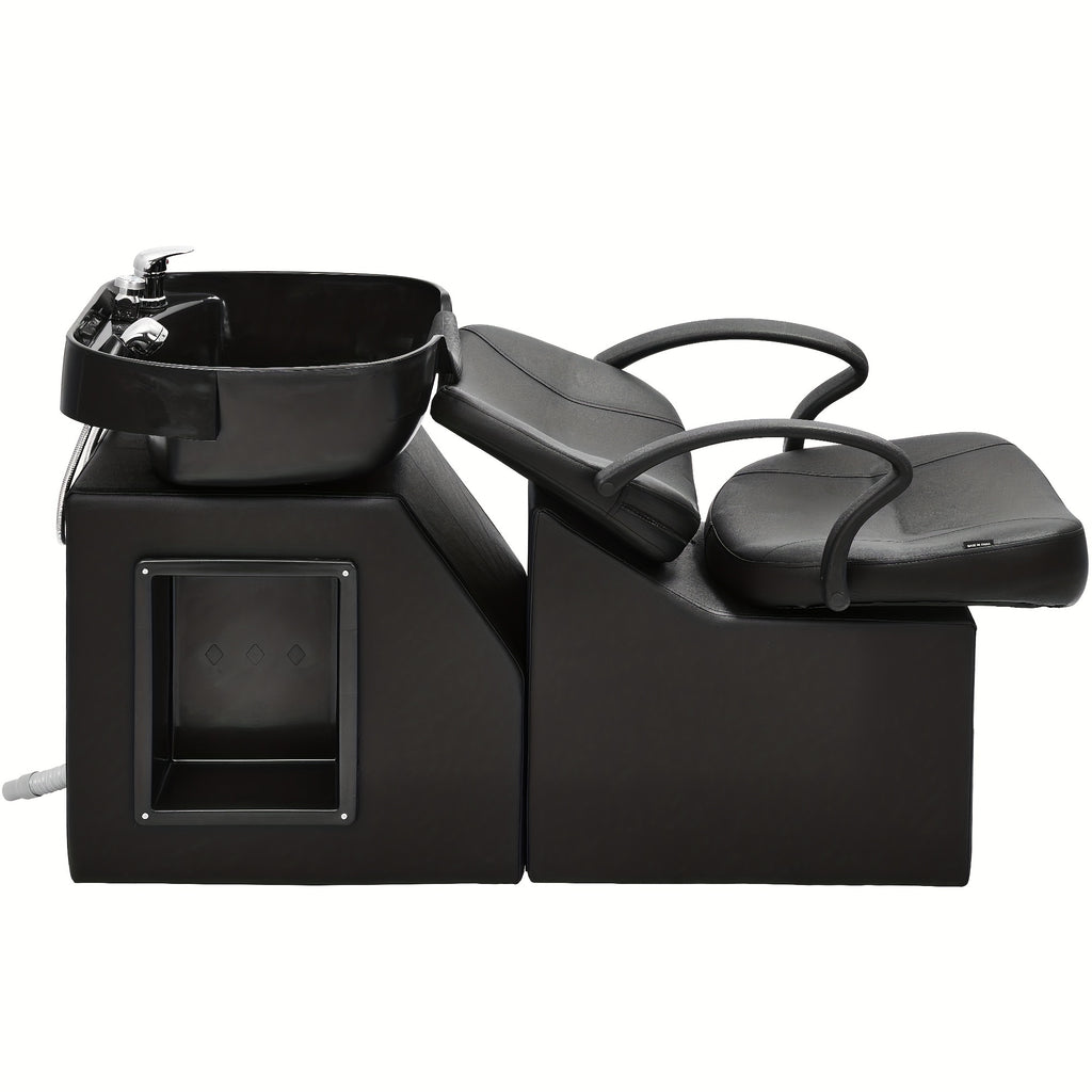 Backwash Barber Chair ABS Plastic Shampoo Bowl Sink Unit Station Spa Salon Equipment