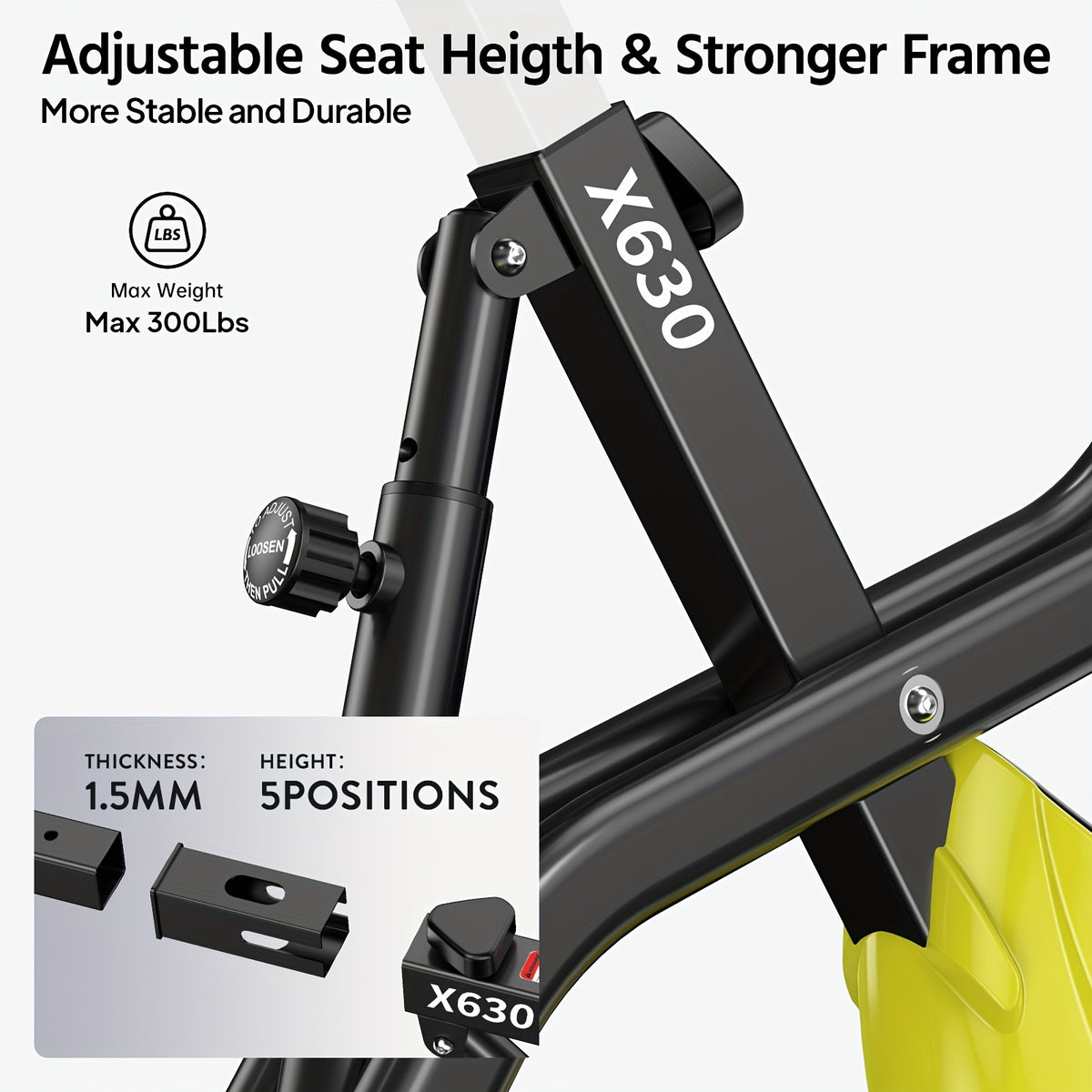 HASIMAN Foldable Indoor Exercise Bike for Home Gym Workout with Twister Disk And Arm Resistance Bands, Adjustable Resistance Fullybody Fitness Exercise Cycling
