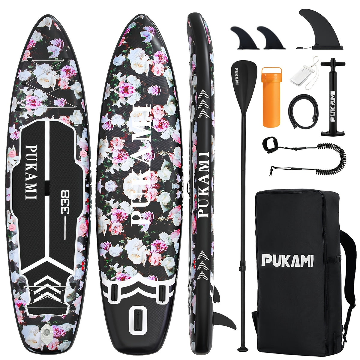 450Lbs Inflatable Stand Up Paddle Board, 11' X 33" Extra Wide SUP for Adults with Premium Additions Kit & Backpack, Seat, Non-Slip Stable Deck, Blow Up Kayak for Yoga, Fishing & Surf