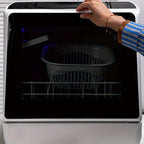 ICYGLEE Portable Mini Dishwasher, Compact Countertop Dishwasher, Equipped with a 5-Liter Built-In Water Tank, Ideal for Apartments And Motorhomes, Offers 6 Modes And Baby Care, No Plumbing Installation Required