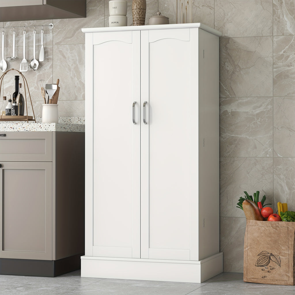Kitchen Sideboard With Adjustable Shelves, Pantry Cabinet, Freestanding Kitchen Pantry Cabinet, Storage Cabinet For Kitchen Organizer And Storage, Buffet Cupboards For Living Room, Dining Room Use