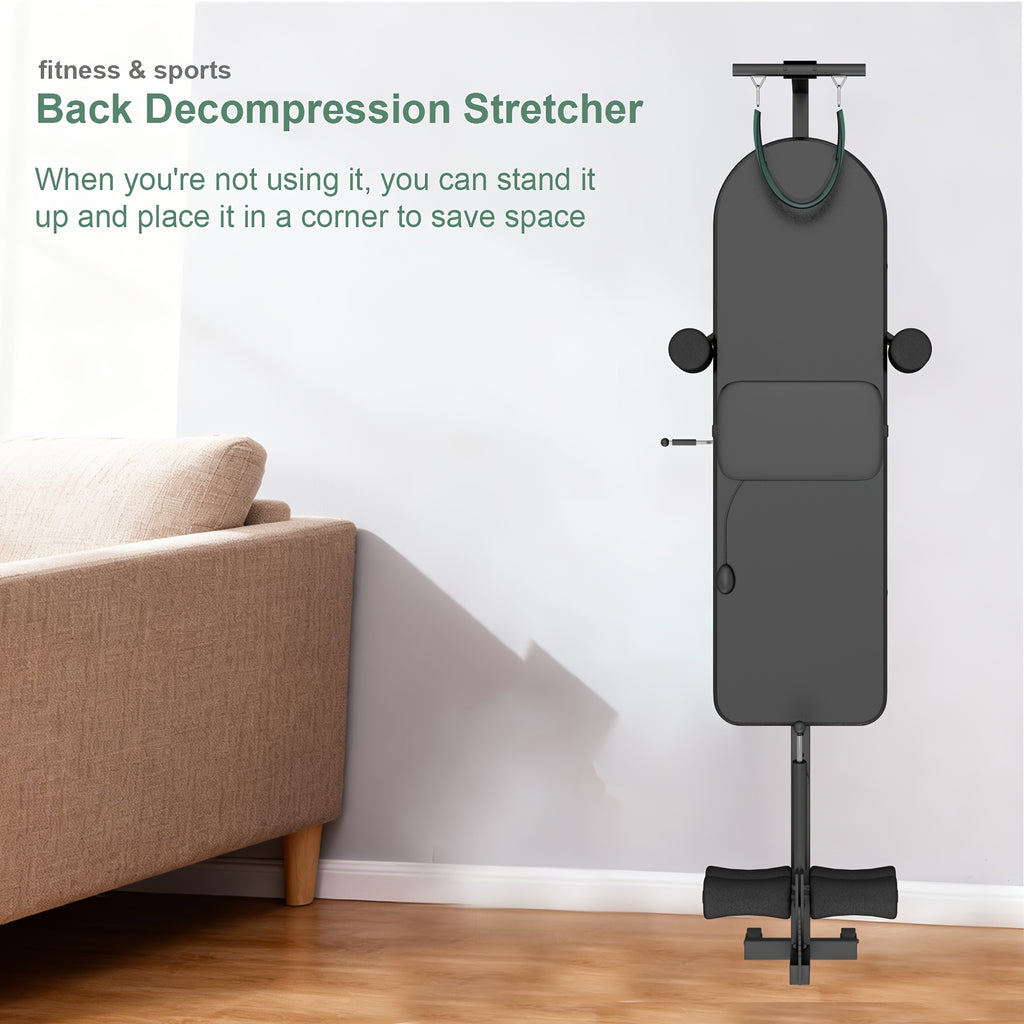 [Portable Back Decompression] Fitness Full Body Traction Table, Cervical And Lumbar Stretching Traction Table, Home Portable Back Decompression Bed for Tension Relief And Back Stretchering