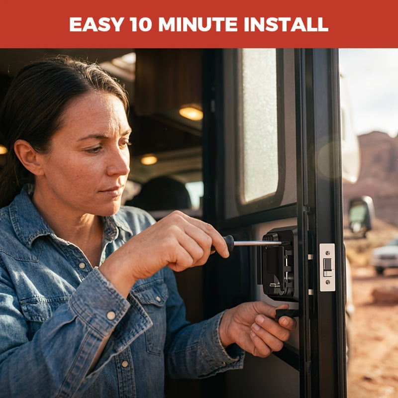 RV Door Locks - Keyless Entry Systems for RVs - RV Accessories - RV Replacement Parts - Trailer Door Locks - Digital Keypad Locks - Remote Controls - Three-in-one Unlocking System (mechanical Key, Keypad, And Remote) - Perfect Gift Ideas - Holiday Gifts.