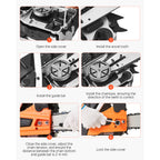 VEVOR 62cc Gas Chainsaw 3.8 HP Gas Powered 20 inch Chainsaw For Wood Cutting