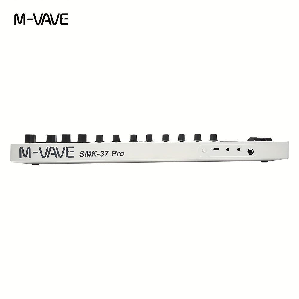 M-VAVE SMK37PRO Professional MIDI Keyboard with 37 Keys, Wireless for Music Composition And Synthesis