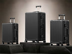 Zipperless Luggage with Spinner Wheels TSA Approved Large No Zipper Aluminum Frame Luggage PC+ABS Hard Travel Suitcase 28inch Checked Hard Shell Suitcases Or Luggage Set 2pcs (20inch Carry On+28inch Checked)