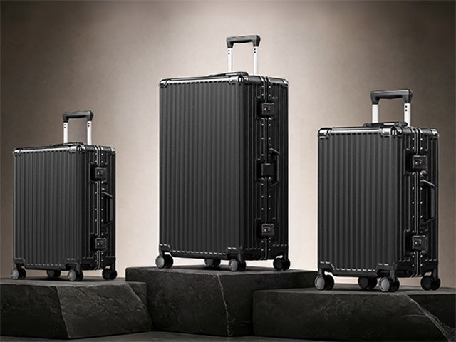 Zipperless Luggage with Spinner Wheels TSA Approved Large No Zipper Aluminum Frame Luggage PC+ABS Hard Travel Suitcase 28inch Checked Hard Shell Suitcases Or Luggage Set 2pcs (20inch Carry On+28inch Checked)